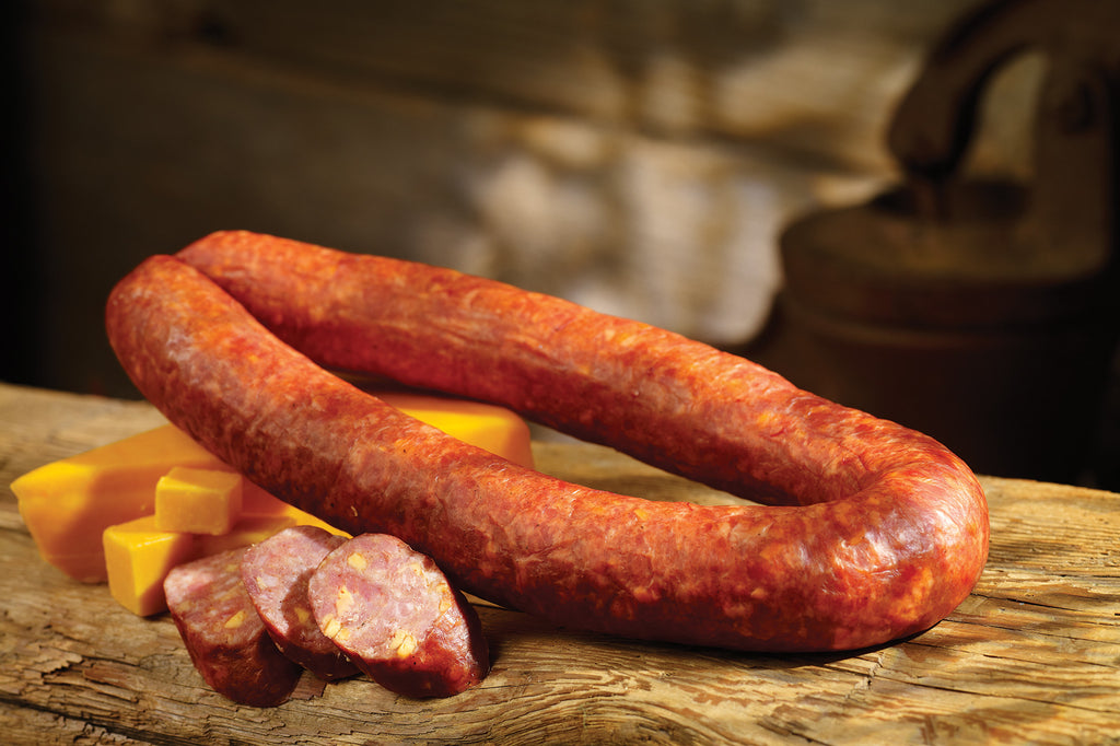 Smoked Cheddar Cheese Polish Sausage