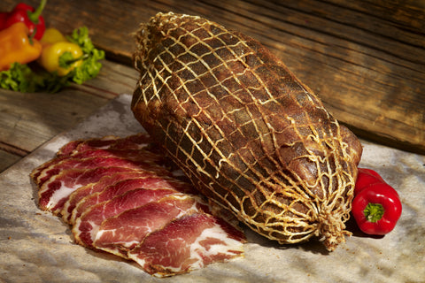 Dry Cured Red Peppered Lonza